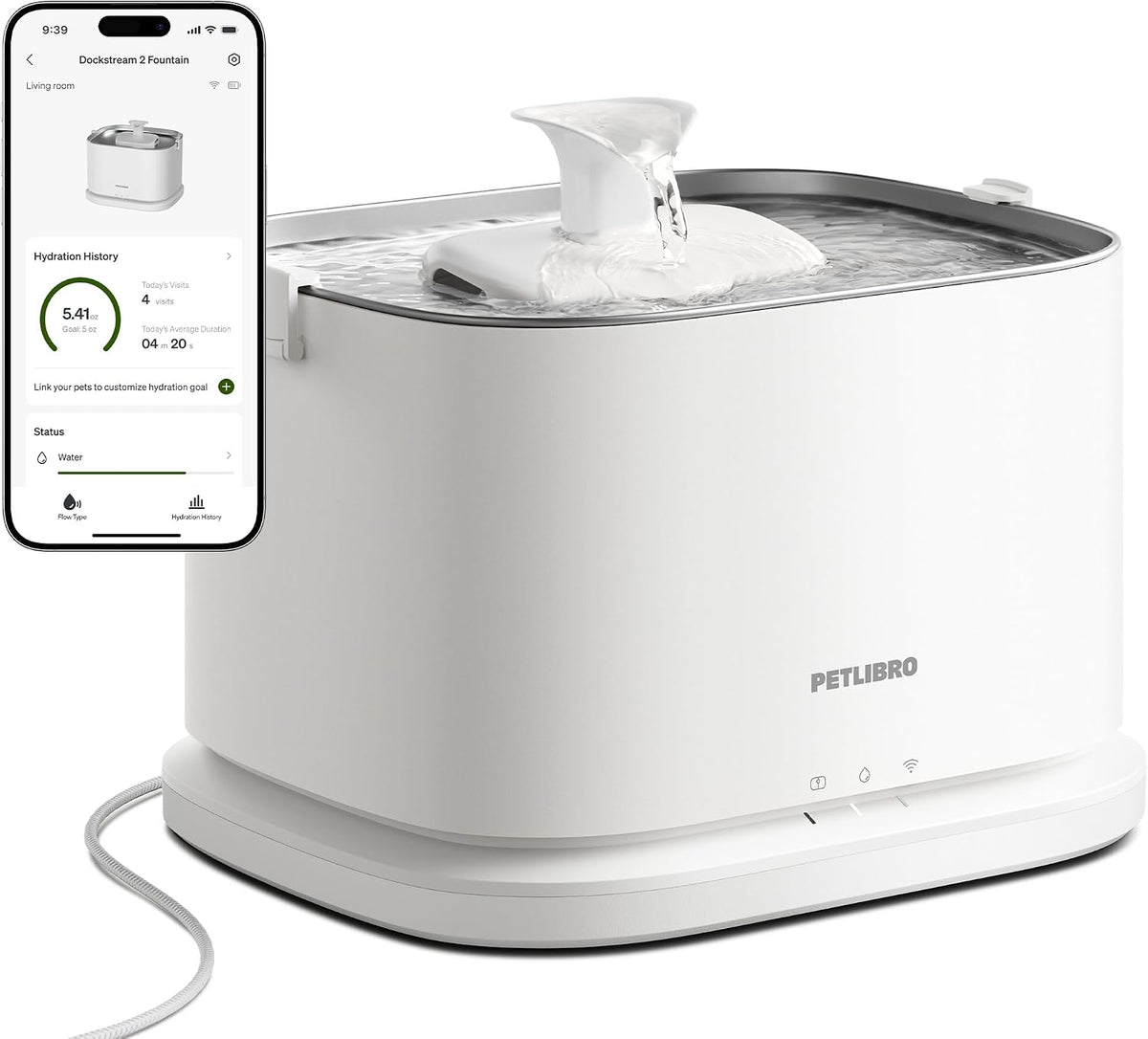Petlibro Dockstream (premium) / Veken 108oz (budget)