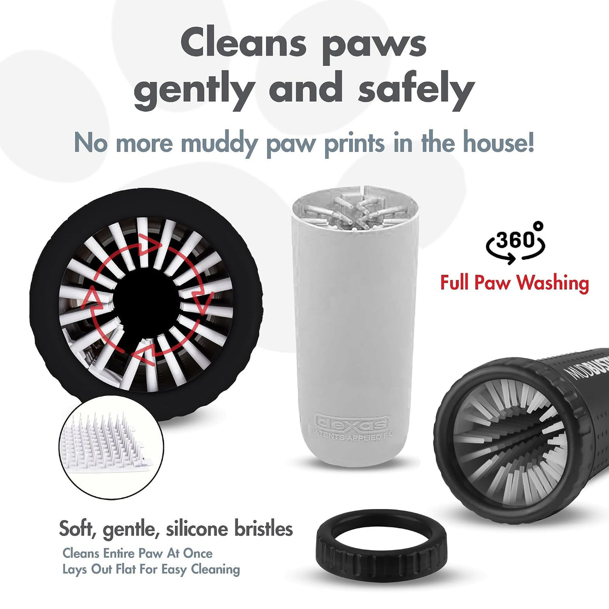 2-in-1 models with silicone bristles