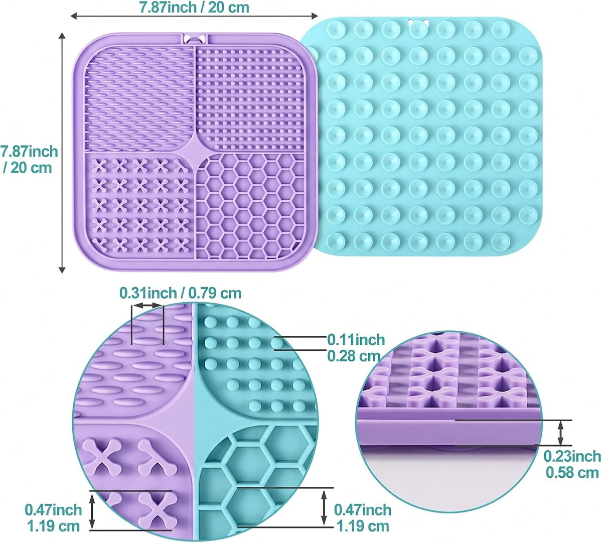 LUKITO 2-Pack with suction cups (budget)