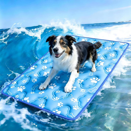 Gel mat with Q-Max cooling fabric
